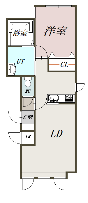 ルーセント１０５間取図