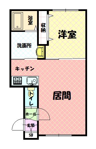 Ａｎｇｅ（アンジュ）１０４間取図