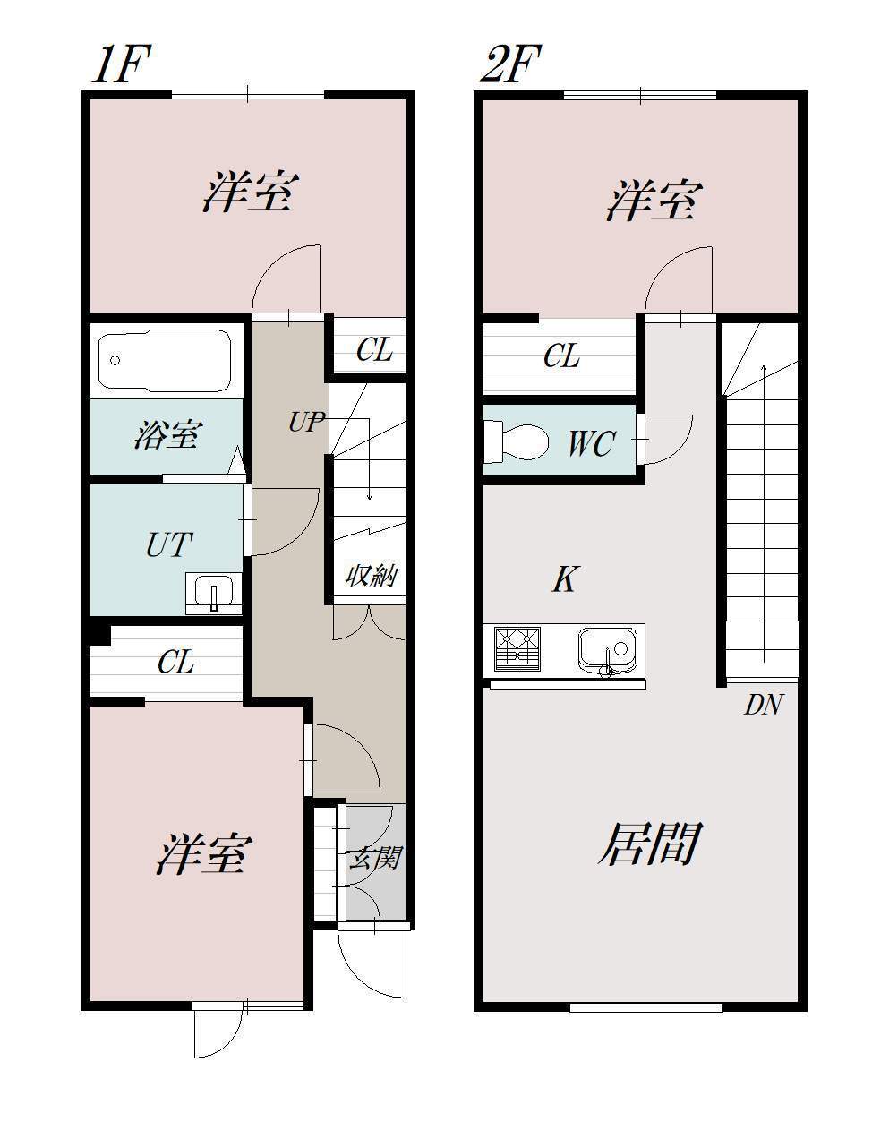 フィルグレイス神楽F間取図