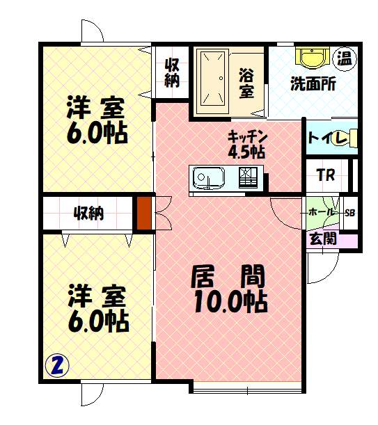 プレミア１２０１間取図