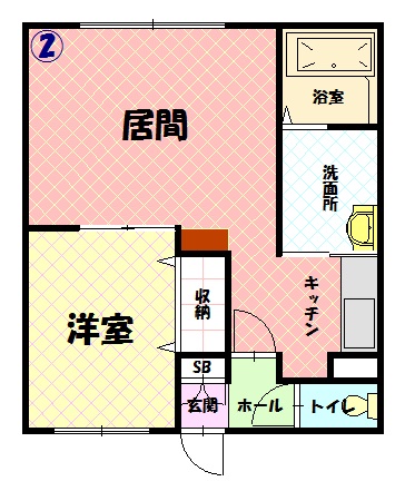 レジェル１０２間取図