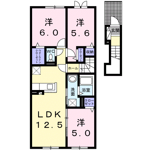 ロロノアⅠ２０４間取図