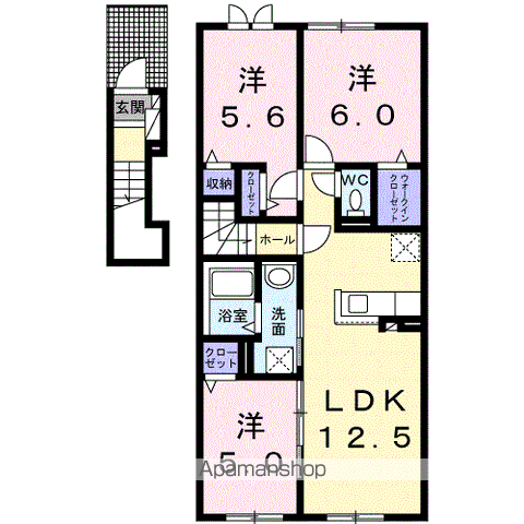 トアリス２０１間取図