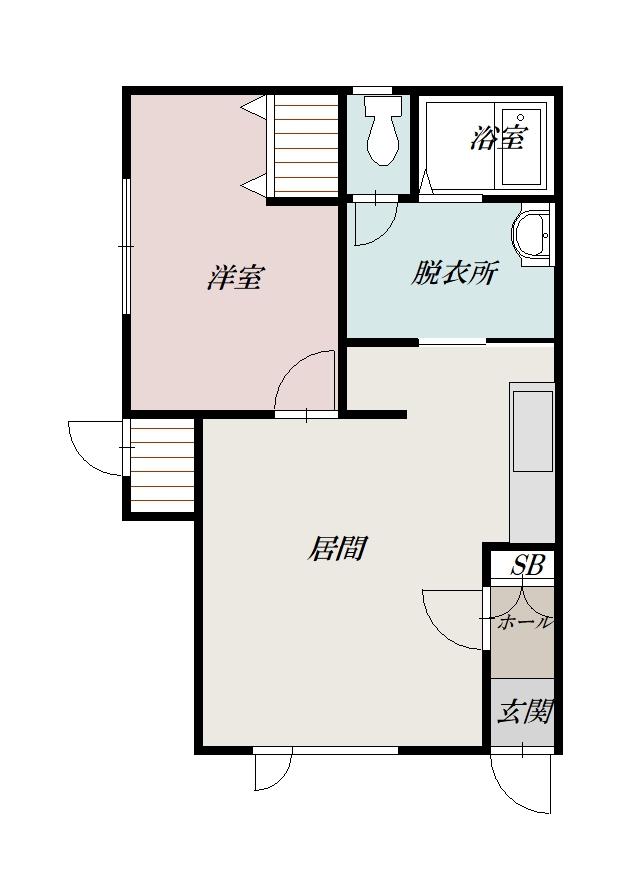 グランツ101間取図