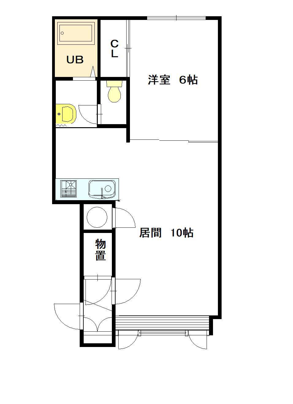 スターライトＡ２０２間取図