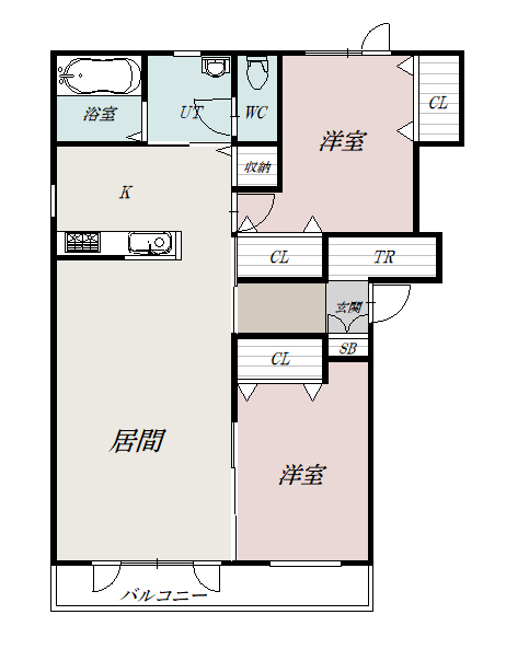 Ｐｅａｋ（ピーク）101間取図