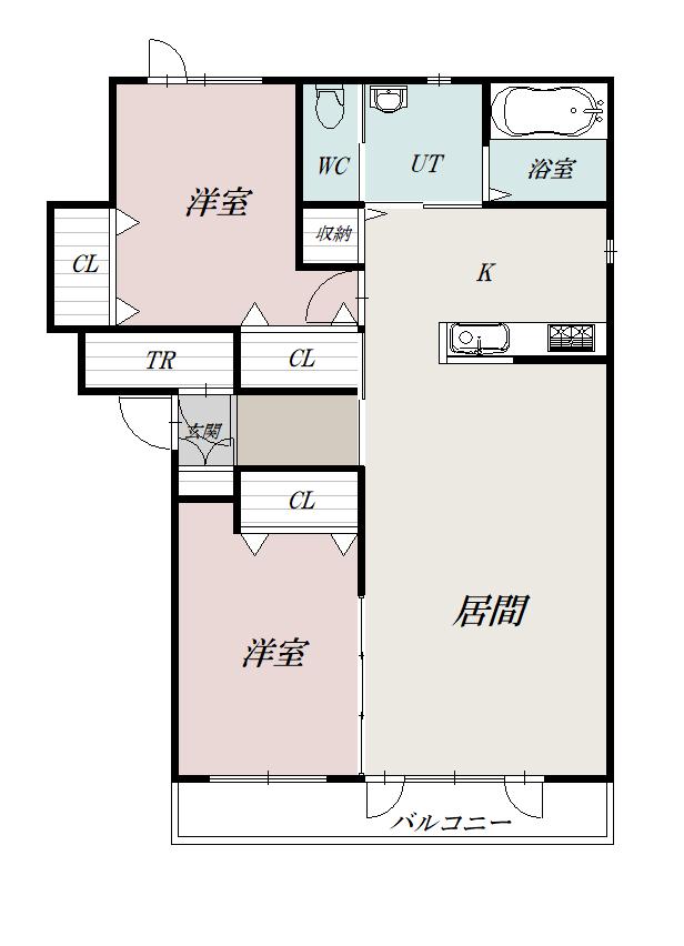 Ｐｅａｋ（ピーク）２０２間取図