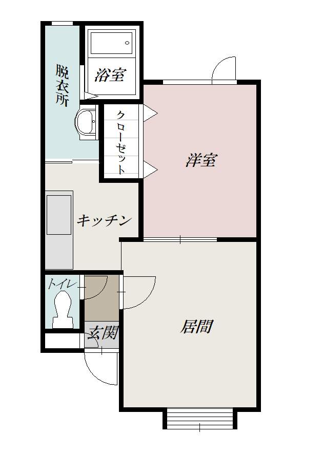 グランヒルズ２０２間取図