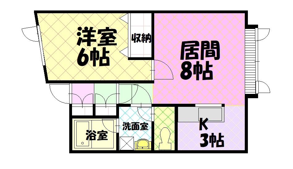 プレジデントＣ１０２間取図