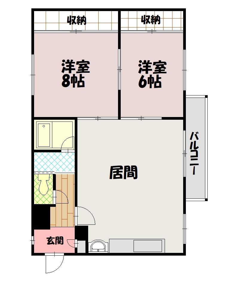 ポポラーレ緑道301間取図