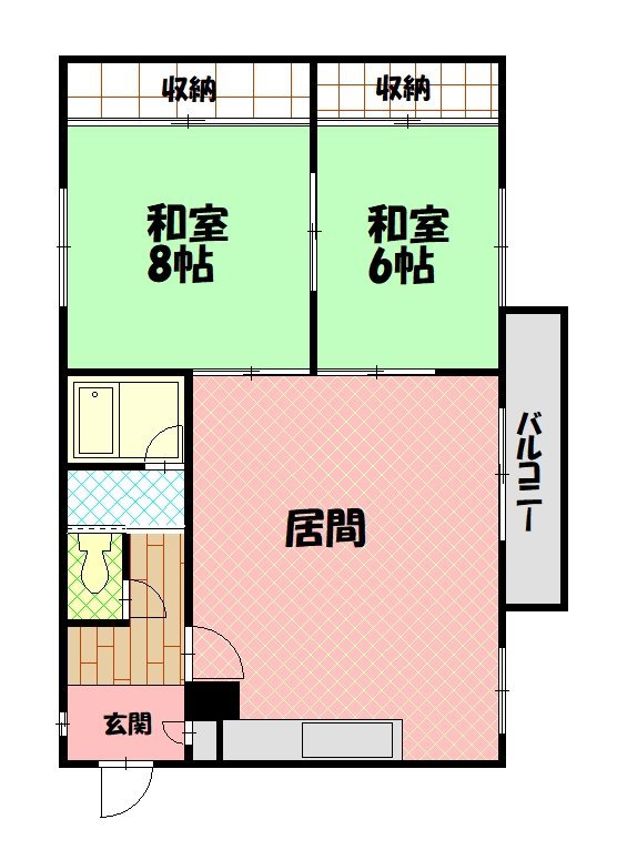 ポポラーレ緑道401間取図
