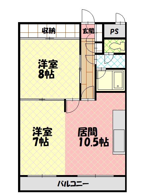 ポポラーレ緑道303間取図