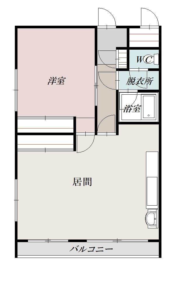 ポポラーレ緑道605間取図