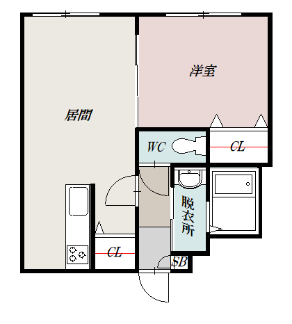 SHERATON旭川駅前508間取図