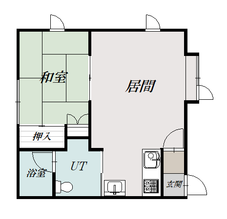 パストラルＢ２０１間取図