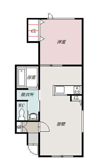 Ｐアザラシ２０２間取図