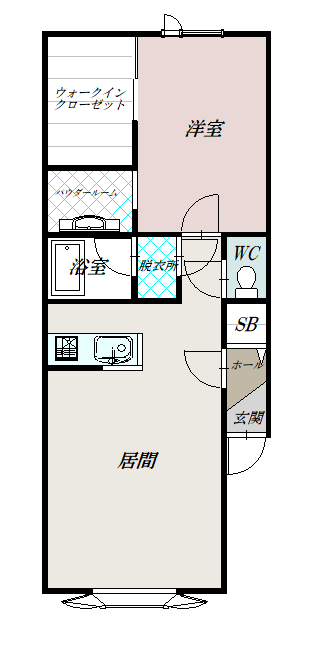 マーヴェラスＡ棟101間取図