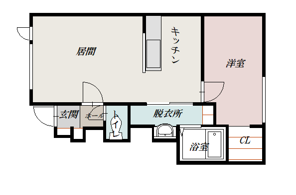 Ｌ’ａ　ｍｏｕｒ１０１間取図