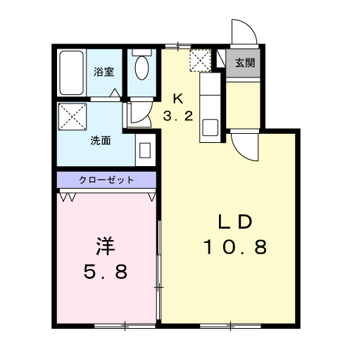 プラシード202間取図