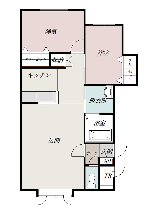 カルマ103間取図