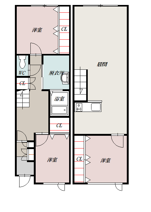 ＧＩＭＬＥＴ１間取図