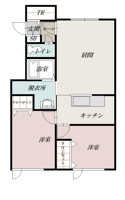 Ｈブルームーン２０２間取図