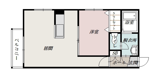 アーバンコート三条通３０５間取図