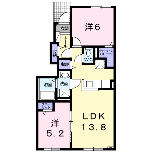 リリー102間取図