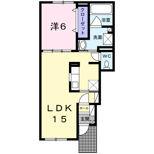 La Luce・K102間取図