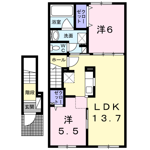 La Luce・K203間取図