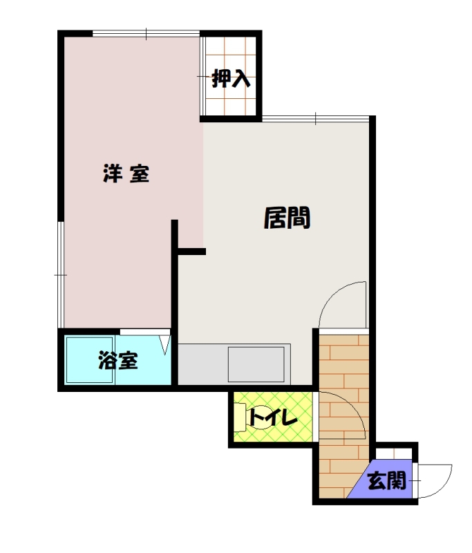 イヴィ―サＡ棟205間取図