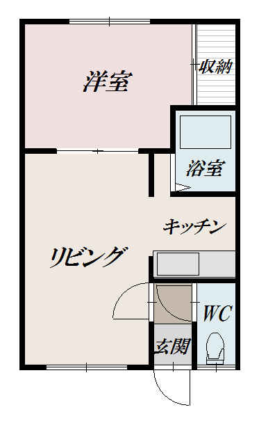 エンゼルハイツ永山201間取図