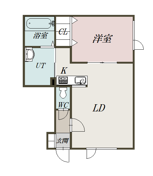 ティアラⅡ１０６間取図