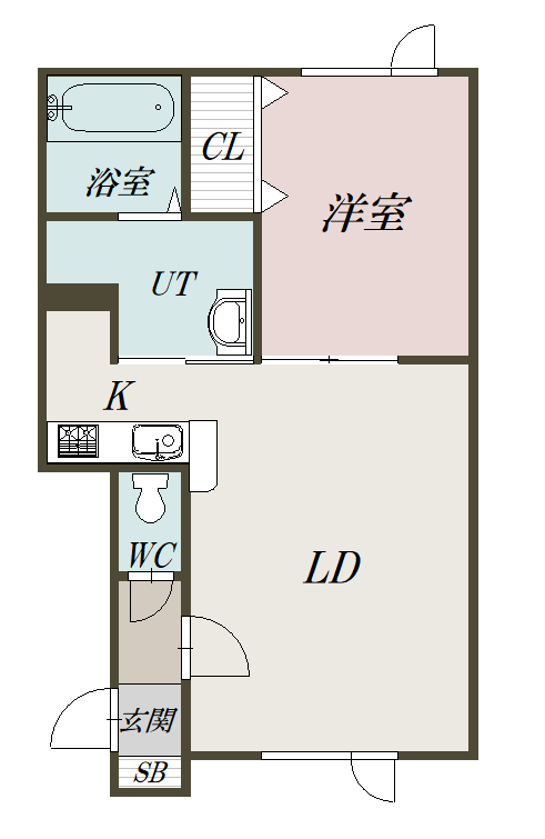 ティアラⅡ105間取図