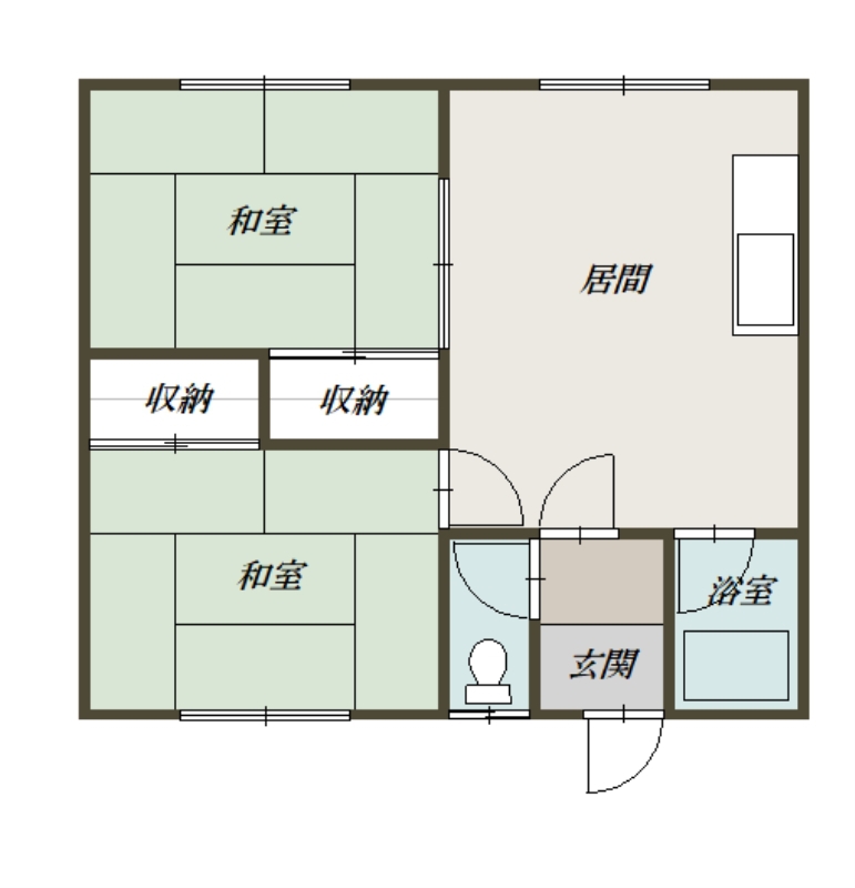 東陽マンション２０１間取図
