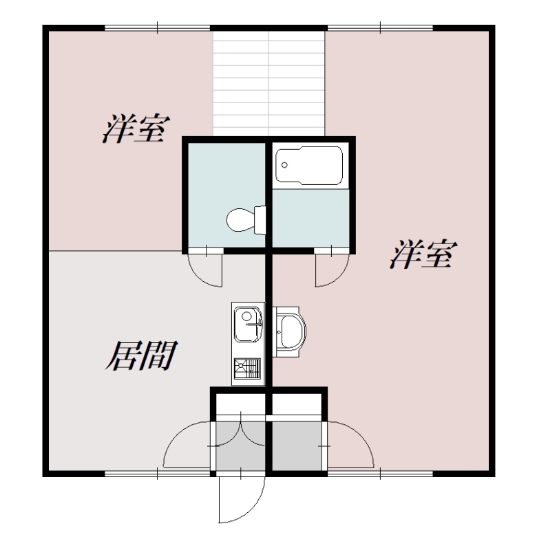 ＳＵＥＨＩＲＯ３・５ＢＡＳＥI間取図