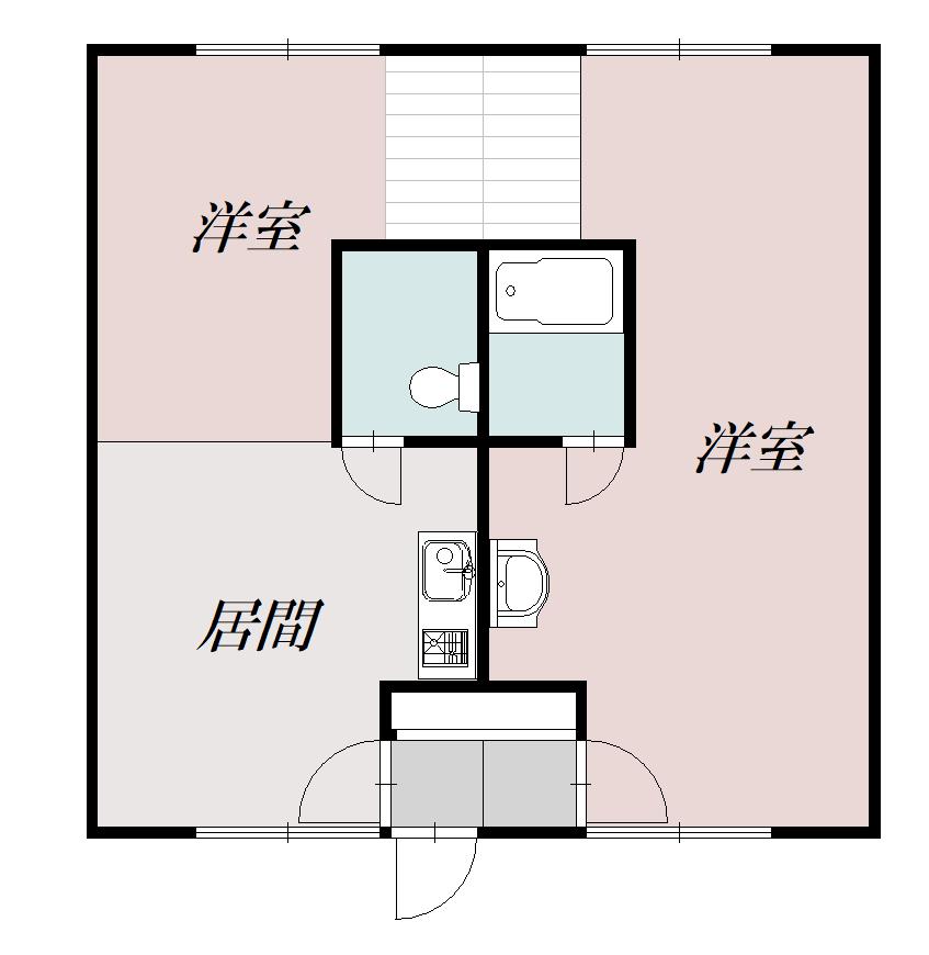 ＳＵＥＨＩＲＯ３・５ＢＡＳＥF間取図