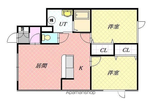 カサ・シエロD間取図