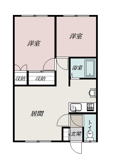 Ｈ＆Ｙレジデンス５号館103間取図