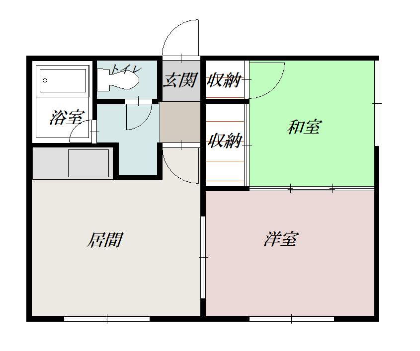 カサブランカ207間取図
