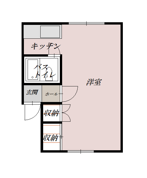 サンハイツ105間取図