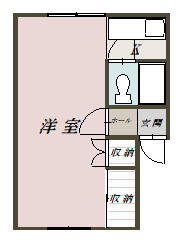 サンハイツ203間取図