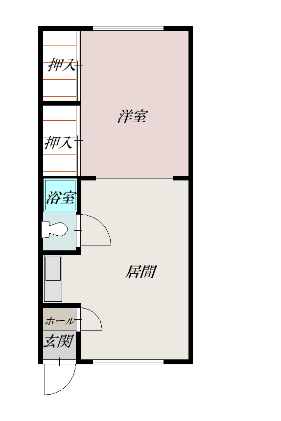 ハイツ田渕2F間取図