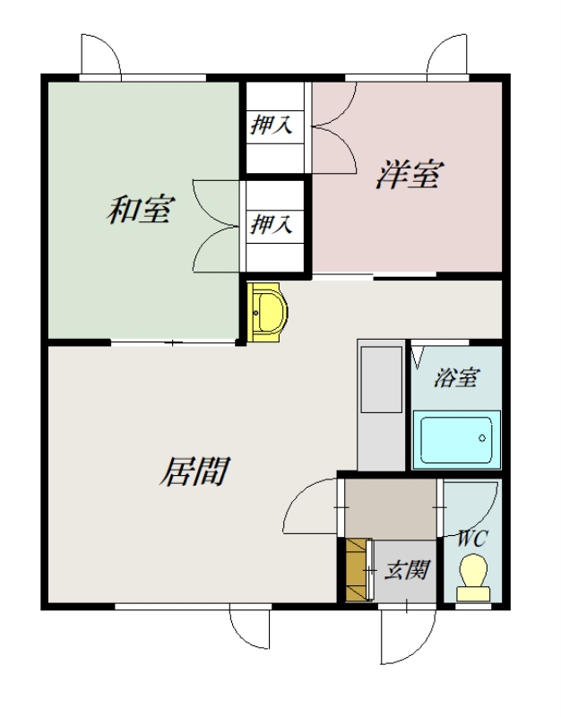 エステート春光103間取図
