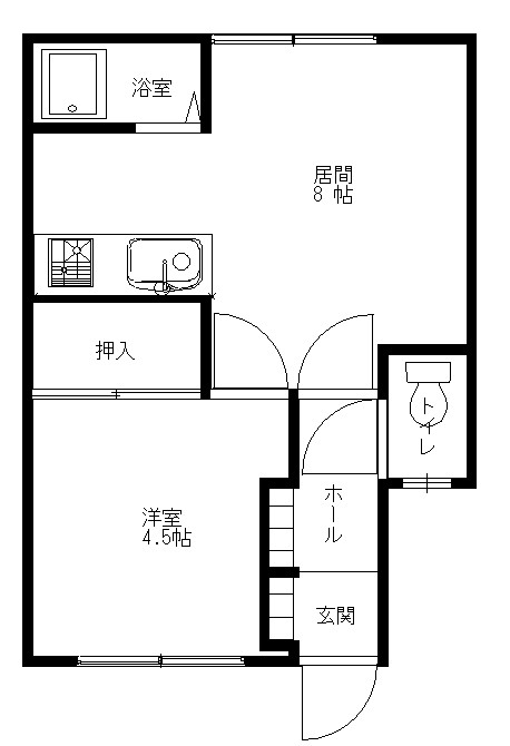 マイルーム５・３201間取図
