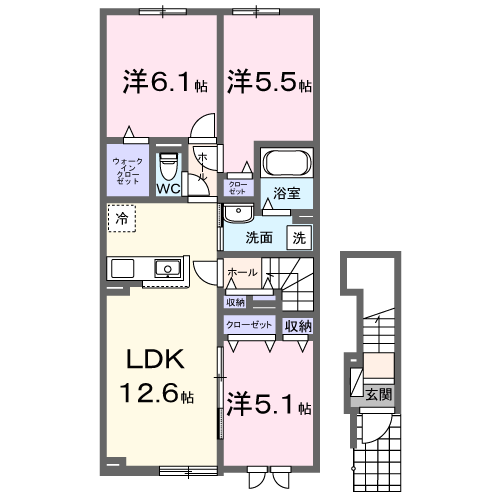 ラピス・ラズリⅡ201間取図