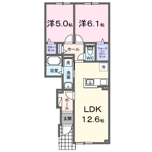 グラスティラ103間取図