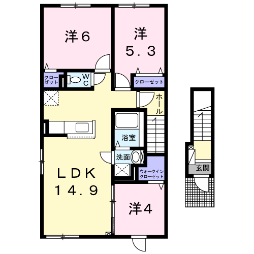 グランドキャニオン201間取図