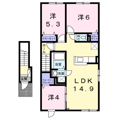 グランドキャニオン202間取図