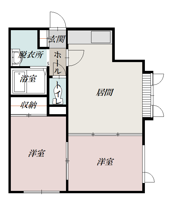 ラ・エクウス201間取図